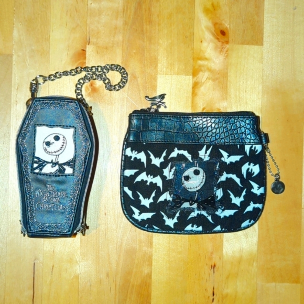 Nightmare Before Christmas Jack Skellington Wallet x 2